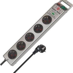 Brennenstuhl 220V Power Strip, Surge Protector