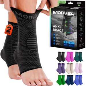 Modvel Voet- & Enkelbrace Sokken 2 Stuks - Compressiekous voor Fasciitis Plantaris, Peesontsteking & Artritis